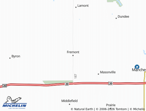 Carte MICHELIN Fremont - ViaMichelin
