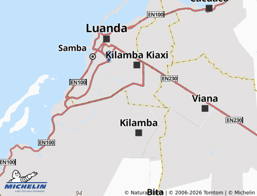 Carte MICHELIN Maria Eugenia Neto - ViaMichelin