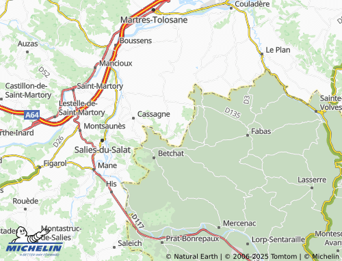 MICHELIN Escoulis map - ViaMichelin