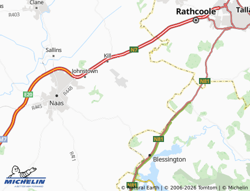 MICHELIN Rathmore map - ViaMichelin