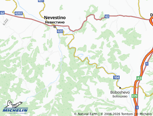 MICHELIN Pastuh map - ViaMichelin