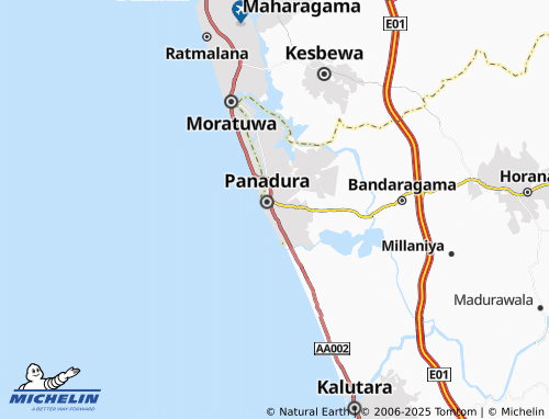 MICHELIN Pattiya South map - ViaMichelin