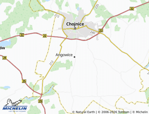 Kaart MICHELIN Angowice - ViaMichelin