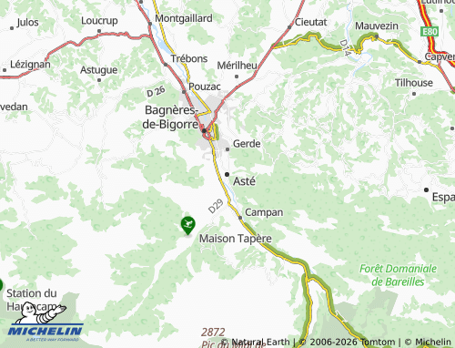 Mappa MICHELIN Asté - ViaMichelin