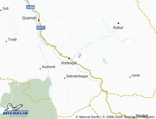 MICHELIN Bulçar map - ViaMichelin