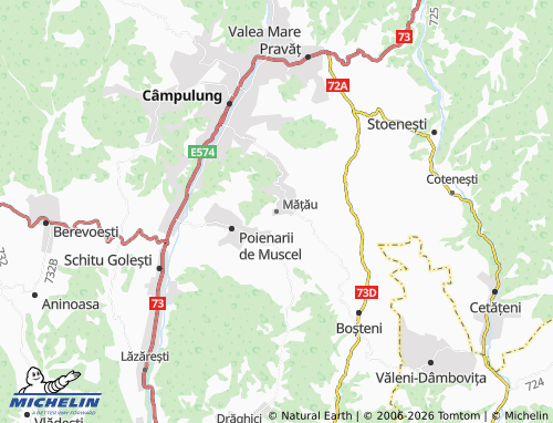 Mappa MICHELIN Mățău - ViaMichelin