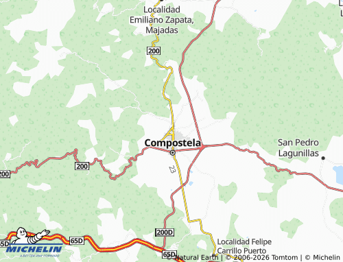 Mappa MICHELIN Tierra y Libertad - ViaMichelin