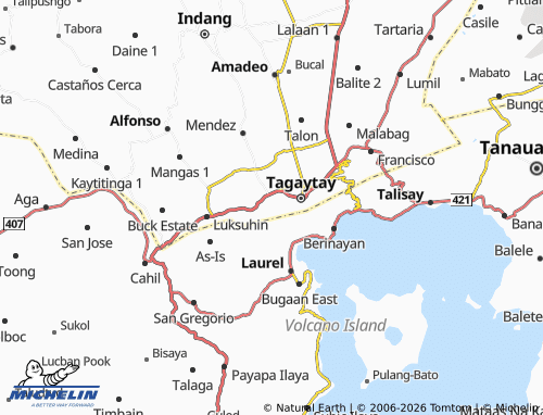MICHELIN Sambong map - ViaMichelin