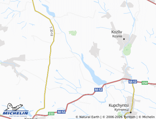 Mappa MICHELIN Budyliv - ViaMichelin