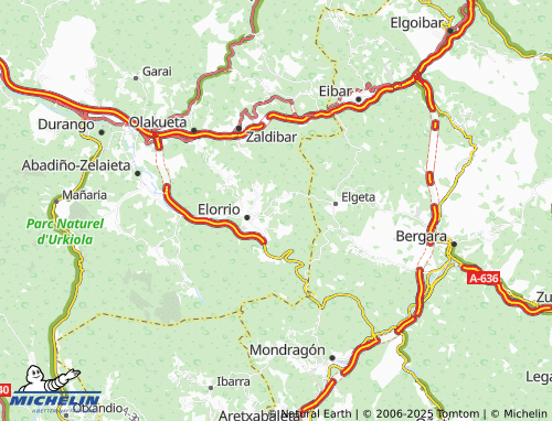 MICHELIN Aldape map - ViaMichelin