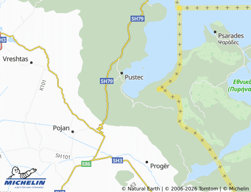 MICHELIN-Landkarte Zaroshkë - ViaMichelin