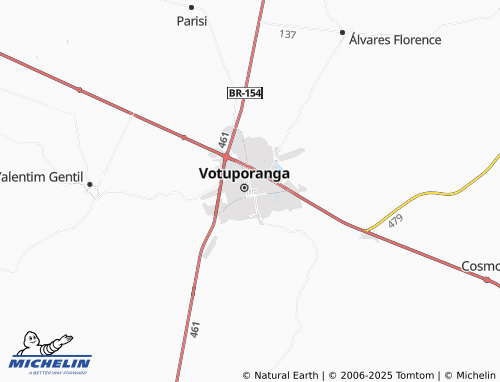 MICHELIN Patrimônio Novo map - ViaMichelin