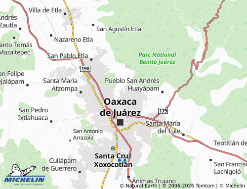 Kaart MICHELIN El Rodeo Guadalupe - ViaMichelin