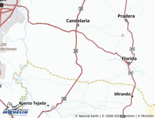 Carte MICHELIN El Cabuyal - ViaMichelin