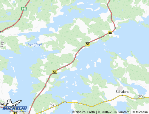 Mapa MICHELIN Pispala - ViaMichelin