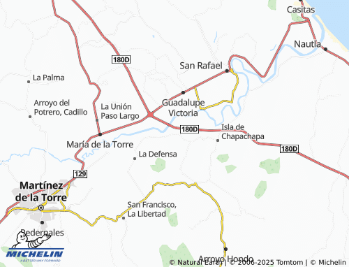 MICHELIN La Reforma map - ViaMichelin