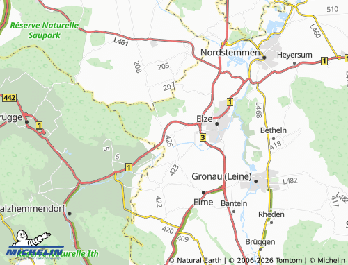 MICHELIN Mehle map - ViaMichelin