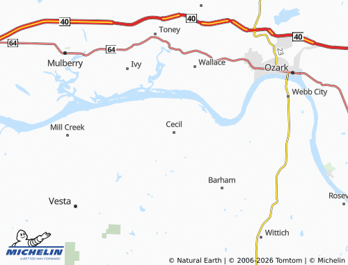 Carte MICHELIN Cecil - ViaMichelin
