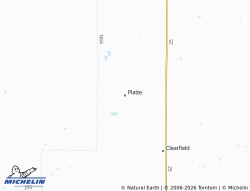 Mapa MICHELIN Platte - ViaMichelin