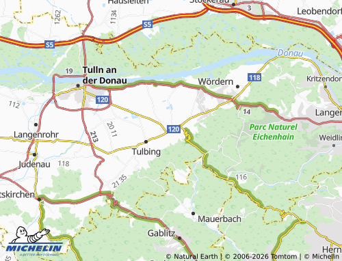 MICHELIN Königstetten map - ViaMichelin