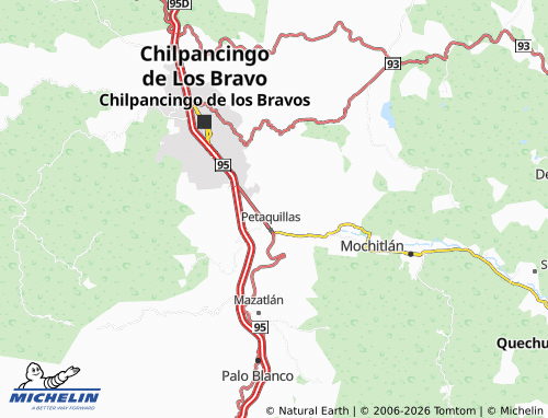 Mappa MICHELIN Aquiles Córdova - ViaMichelin