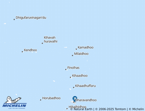 MICHELIN Milaidhoo map - ViaMichelin