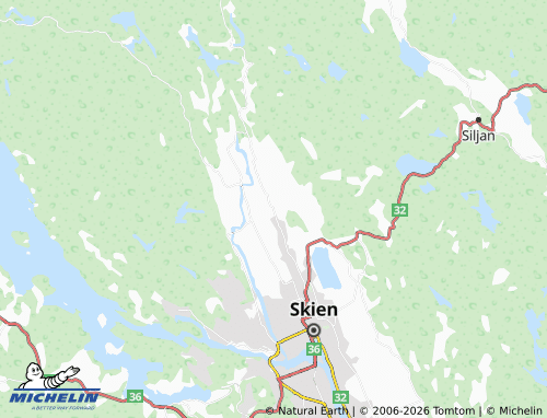 Mapa MICHELIN Tufte - ViaMichelin
