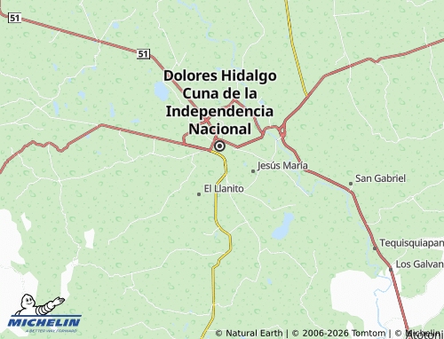 Mappa MICHELIN Valle del Renacimiento - ViaMichelin