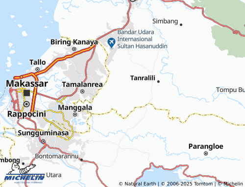 MICHELIN Bonto Bunga map - ViaMichelin