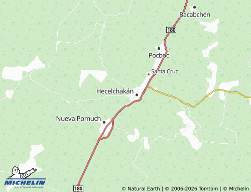 Mappa MICHELIN San Francisco, Hecelchakán - ViaMichelin