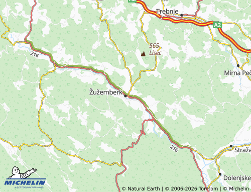 Mappa MICHELIN Žužemberk - ViaMichelin
