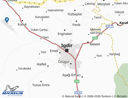 Mapa MICHELIN Topçular - ViaMichelin
