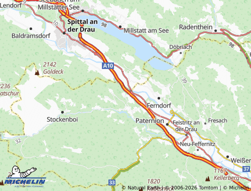 MICHELIN Ziebl map - ViaMichelin