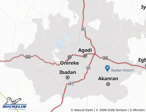 MICHELIN Inalende map - ViaMichelin