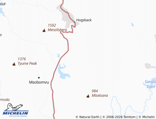 Kaart MICHELIN KwaNomadolo - ViaMichelin