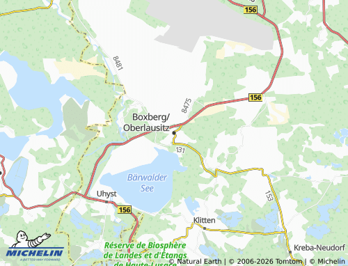 MICHELIN Boxberg/Oberlausitz map - ViaMichelin
