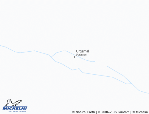 MICHELIN Urgamal map - ViaMichelin