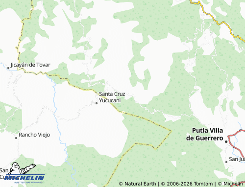 MICHELIN San José Yosocañú map - ViaMichelin