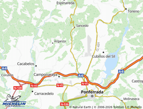 MICHELIN Cabañas Raras map - ViaMichelin