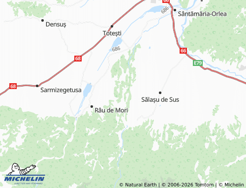 Mapa MICHELIN Sibișel - ViaMichelin