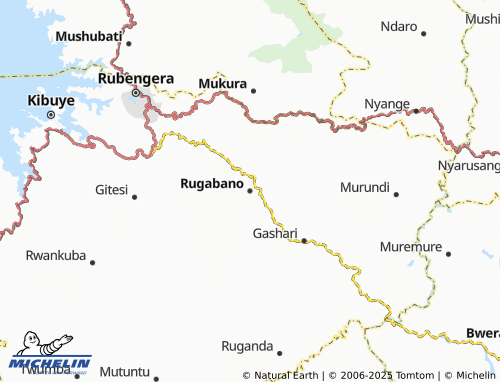 Kaart MICHELIN Rugabano - ViaMichelin