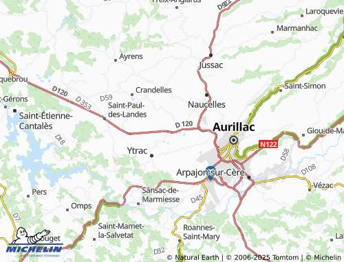 Carte MICHELIN Espinat - ViaMichelin