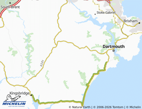 Mappa MICHELIN Blackawton - ViaMichelin