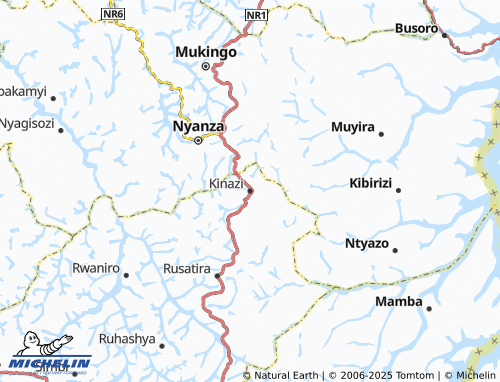 MICHELIN Kinazi map - ViaMichelin