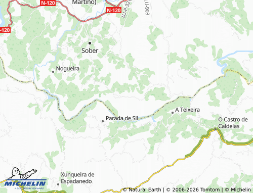 Carte MICHELIN Lobios - ViaMichelin