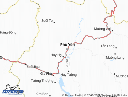 MICHELIN Huy Bắc map - ViaMichelin
