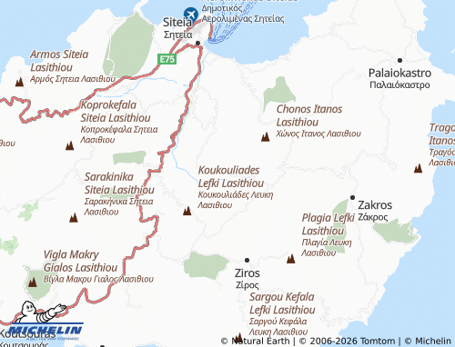 Carte MICHELIN Katsidoni - ViaMichelin