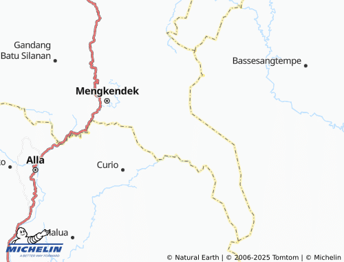 MICHELIN Uluway Barat map - ViaMichelin