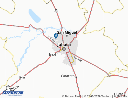 Mappa MICHELIN Juliaca - ViaMichelin