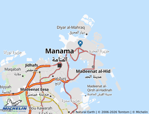 MICHELIN Block 213 map - ViaMichelin